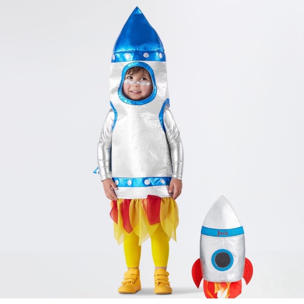 Super rare light-up rocket costume from Pottery Barn